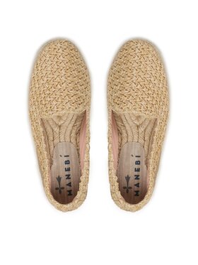 Manebi Espadrile Flat Espadrilles V 2.7 N0 Bež