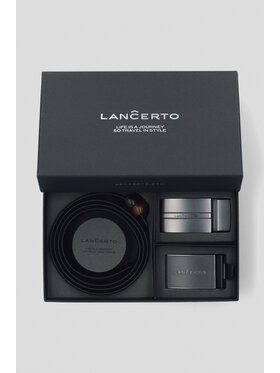 Lancerto Lancerto Pasek Męski Gale PS073224000003 Czarny