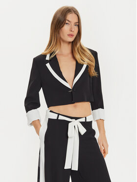 Imperial Imperial Marynarka JAQ7IJX Czarny Relaxed Fit