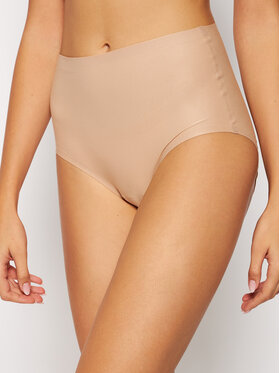 Chantelle Chantelle Klasikinės kelnaitės aukštu juosmeniu Soft Stretch Plus Size C11370 Smėlio