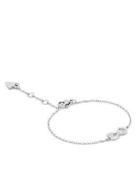 Guess Guess Βραχιόλι JUBB06 048JW Ασημί