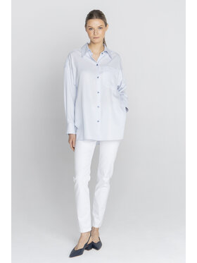 Deni Cler Milano Deni Cler Milano Koszula W-DC-1439-F2-E9-55-1 Niebieski Loose Fit