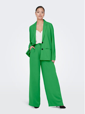 JDY JDY Текстилни панталони Vincent 15279301 Зелен Regular Fit