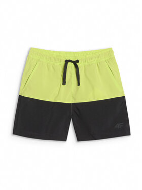 4F 4F Szorty sportowe VIBRANT WARMTH Zielony Regular Fit