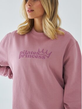 BeShaped BeShaped Bluza Pilates Princess Różowy Oversize