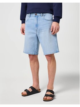 Wrangler Wrangler Szorty jeansowe FRONTIER SHORT Niebieski Regular Fit