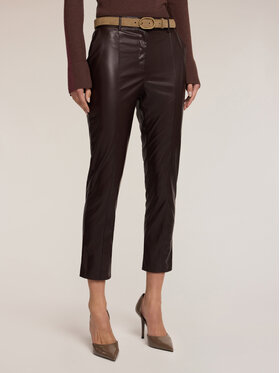 Motivi Motivi Pantaloni di tessuto P033Q004382N022 Marrone Skin Fit