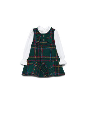 Abel & Lula Abel & Lula Kleid für den Alltag 5511 Grün Regular Fit