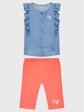 Guess Guess Σετ μπλουζάκι και κολάν A3GG03 WFBS0 Έγχρωμο Regular Fit