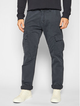 Alpha Industries Alpha Industries Spodnie materiałowe Agent 158205 Granatowy Regular Fit
