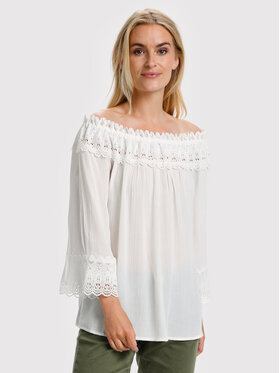Cream Cream Bluse Bea 10608022 Weiß Relaxed Fit