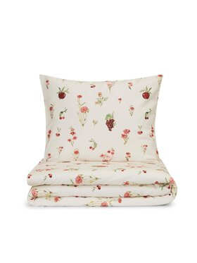 White pocket White pocket Komplet pościeli we wzory Beżowy