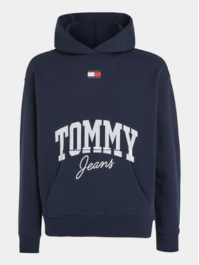 Tommy Jeans Tommy Jeans Pulóver New Varsity DW0DW16399 Sötétkék Oversize