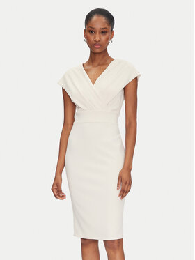 Rinascimento Rinascimento Rochie cocktail CFC0122760003 Bej Regular Fit