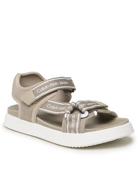Calvin Klein Jeans Calvin Klein Jeans Sandały Velcro Sandal V3B2-80619-0034 S Beżowy