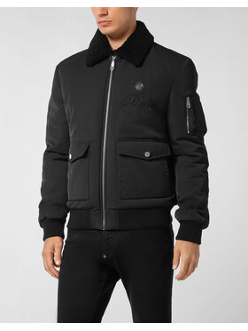 PHILIPP PLEIN PHILIPP PLEIN Kurtka puchowa 27019 Czarny Regular Fit