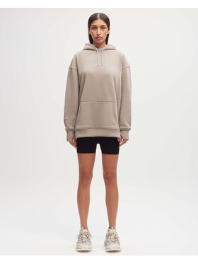 Misaga Misaga Bluza COTTON HOODIE Beżowy Relaxed Fit