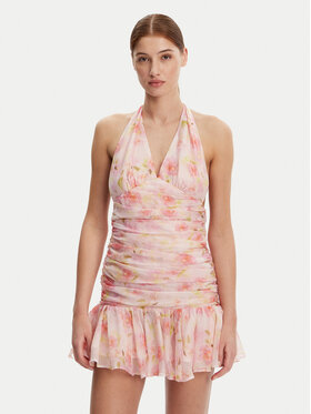 BARDOT BARDOT Коктейлна рокля 59705DB2 Розов Regular Fit