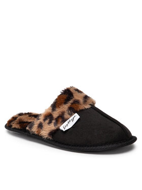 HYPE HYPE Copati Multi Womens Slip On Mule Slipper YWBS-010 Črna