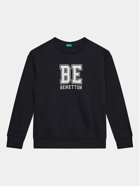 United Colors Of Benetton United Colors Of Benetton Majica dugih rukava 3EB5C10EJ Crna Regular Fit