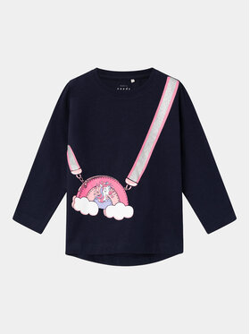 NAME IT NAME IT Μπλουζάκι Vix 13224958 Σκούρο μπλε Standard Fit