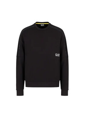 EA7 Emporio Armani EA7 Emporio Armani Mikina 3DPM56-PJEQZ Čierna Regular Fit