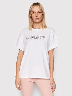 DKNY Sport DKNY Sport T-Shirt DP1T8483 Biały Regular Fit