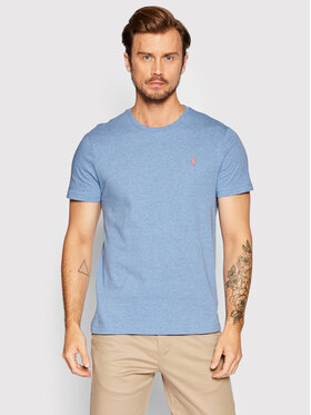 Polo Ralph Lauren Polo Ralph Lauren T-Shirt 710671438245 Niebieski Custom Slim Fit