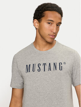 Mustang T-shirt Austin 1014695 Siva Regular Fit