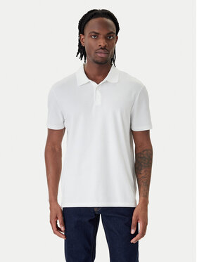 Calvin Klein Calvin Klein Polokošile Birdseye LV04LF208G Bílá Regular Fit