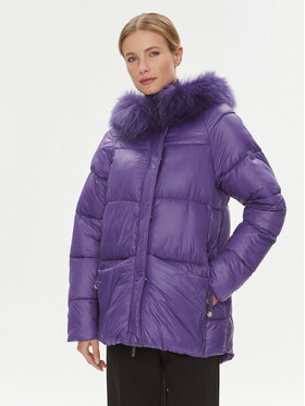 Fracomina Fracomina Winterjacke FJ23WC3001O42301 Violett Regular Fit