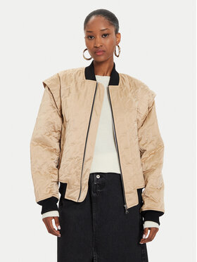 KARL LAGERFELD KARL LAGERFELD Geacă bomber 245W1506 Bej Regular Fit