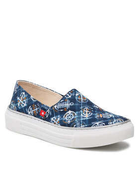 Big Star Shoes Big Star Shoes Polobotky JJ276014 Tmavomodrá