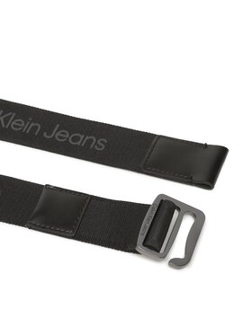 Calvin Klein Jeans Moški Pas Slider Logo Webbing 35Mm K50K510153 Črna