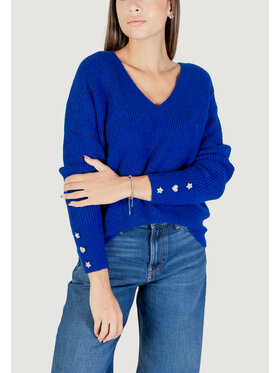 Morgan De Toi Morgan De Toi Maglione 252-MSTAR Blu Casual Fit