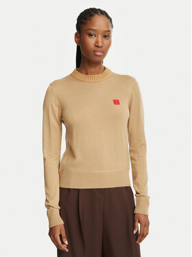 MAX&Co. MAX&Co. Pullover 2626366043200 Hellbraun Regular Fit