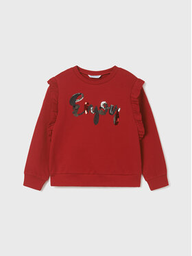 Mayoral Mayoral Felpa 4476 Rosso Regular Fit