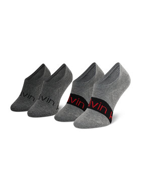 Calvin Klein Calvin Klein Zestaw 2 par stopek męskich 701218713 Szary