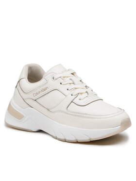 Calvin Klein Calvin Klein Sneakersy Elevated Runner Lace Up HW0HW01351 Beżowy