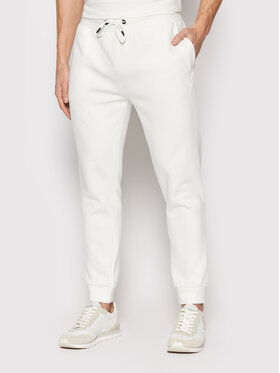 Guess Guess Παντελόνι φόρμας Z2RB15 K9V31 Λευκό Regular Fit