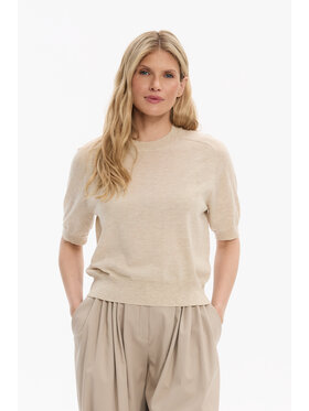 Deni Cler Milano Deni Cler Milano Sweter T-DC-S252-F5-90-12-1 Beżowy Regular Fit