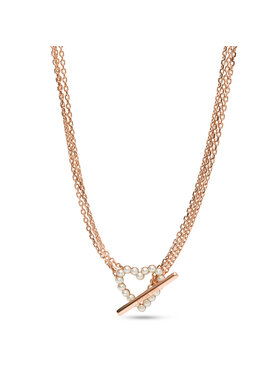 Fossil Fossil Náhrdelník JOF00753791 Růžové zlato