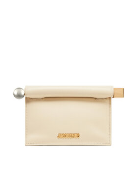 JACQUEMUS JACQUEMUS Torebka La Petite Pochette Rond C 241BA392-3171 Écru