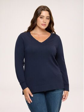 Fiorella Rubino Fiorella Rubino Sweter M273L008555N034 Niebieski Regular Fit