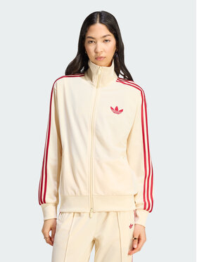 adidas adidas Bluza FIREBIRD Żółty Loose Fit