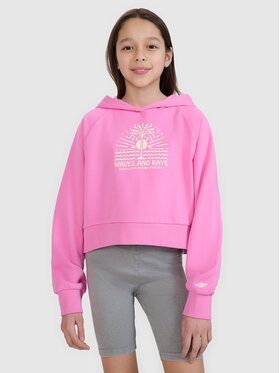 4F 4F Bluza 4FJRSS25TSWSF2252-54S Różowy Oversize
