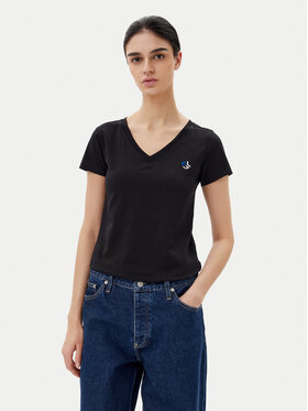 KARL LAGERFELD KARL LAGERFELD T-shirt A1W17019 Crna Regular Fit