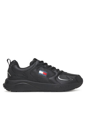 Tommy Jeans Tommy Jeans Αθλητικά Tjm Runner Leather EM0EM01621 Μαύρο