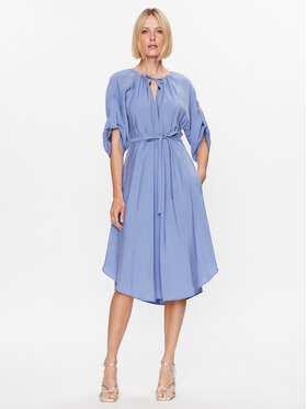 Peserico Peserico Kasdieninė suknelė S02127 Mėlyna Regular Fit