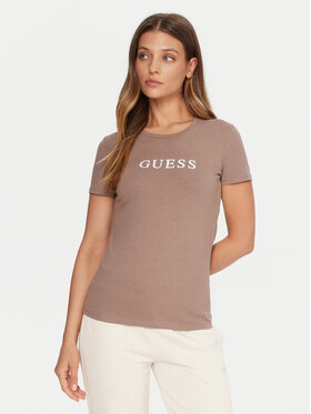 Guess Guess T-Shirt O5RI01 KBBU1 Beige Regular Fit